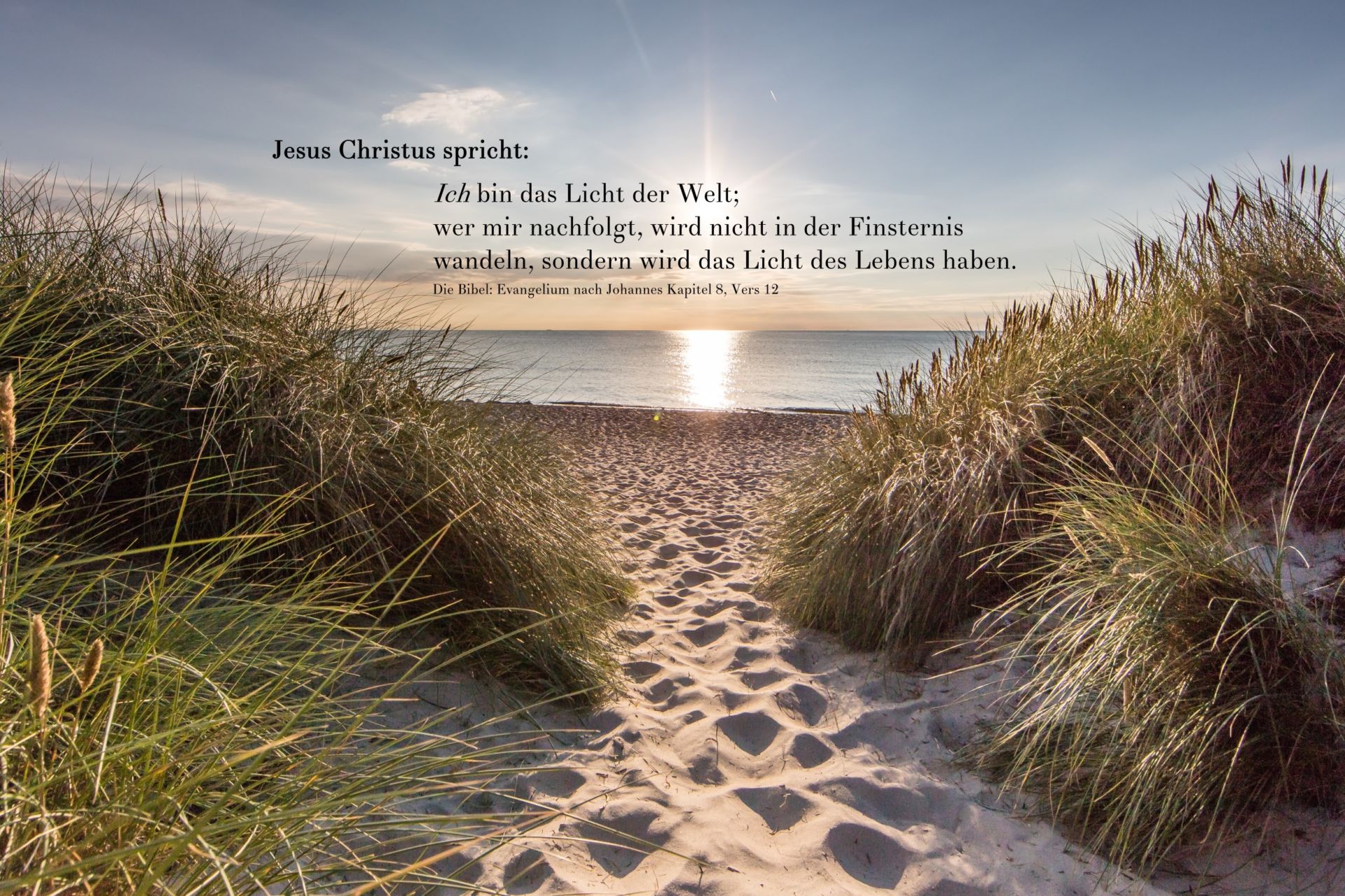 Nordsee Strand auf Langeoog Das Kind in der Krippe - Dein Retter, oder dein Richter