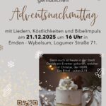 Herzliche Einladung zu einem gemütlichen Adventsnachmittag