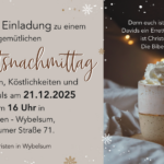 Herzliche Einladung zu einem gemütlichen Adventsnachmittag